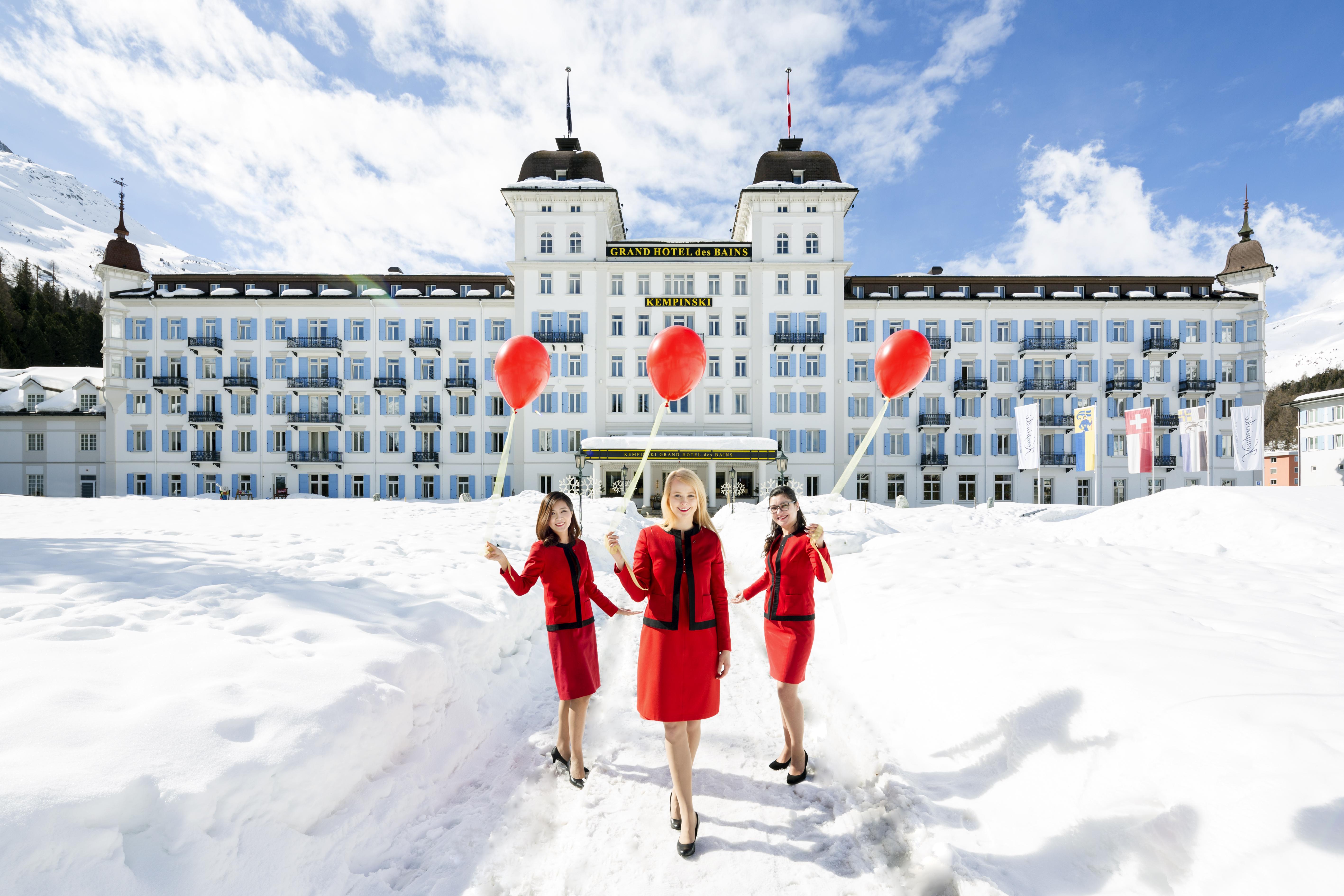 Grand Hotel Des Bains Kempinski Sankt Moritz Buitenkant foto